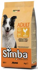 SIMBA CHIEN CROQ. POULET 4KG