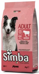 SIMBA CHIEN CROQ. VIANDE 4KG