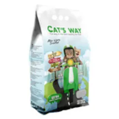 CAT'S WAY 10L WHITE COMPACT CAT LITTER (ALOE VERA )