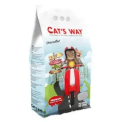 CAT'S WAY 18L WHITE COMPACT CAT LITTER UNSCENTED (NATURAL)
