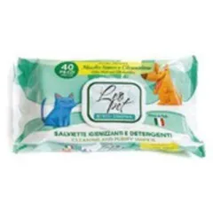 LINGETTES HYGIÉNIQUES ET NETTOYANTES 40 PCS AU MUSC BLANC ET CHLORHEXIDINE