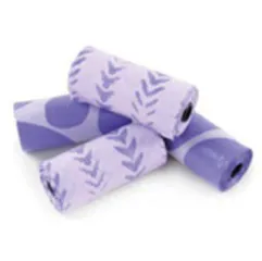 SACS HYGIÉNIQUES PARFUMÉS À LA LAVANDE COULEURS ASSORTIES 4X15PCS