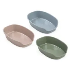 BAC À LITIÈRE POUR CHATS GEMINI 28X42X9H CM COULEURS ASSORTIES