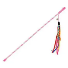 CANNETTA COLORATA CON LUNGHE STRISCE E PELUCHE COLORI ASS. 45 CM
