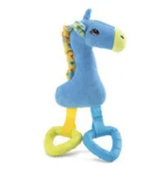 CHEVAL EN PELUCHE ET TPR 27X15CM