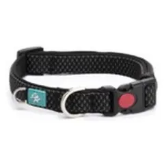 COLLIER EN NYLON ET NÉOPRÈNE IMPERMÉABLE L NOIR