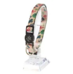 COLLIER POUR CHATS IMPRIMÉ FLAMANT ROSE COULEURS ASS.