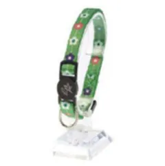 COLLIER POUR CHATS IMPRIMÉ FLEURS COULEURS ASS.