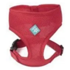 HARNAIS DOUX EN MAILLE ROUGE M 41-48 CM