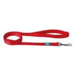LAISSE EN NYLON ROUGE M 120X2,0 CM