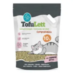 TOFULETT LITIÈRE EN TOFU 10 L AU CHARBON ACTIF